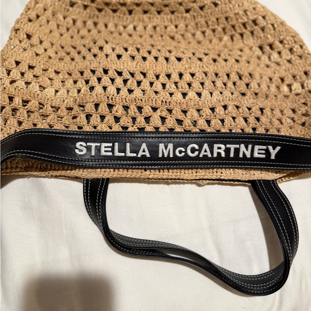 Stella McCartney Raffia Tote and Shoulder Bag - Picture 5 of 11
